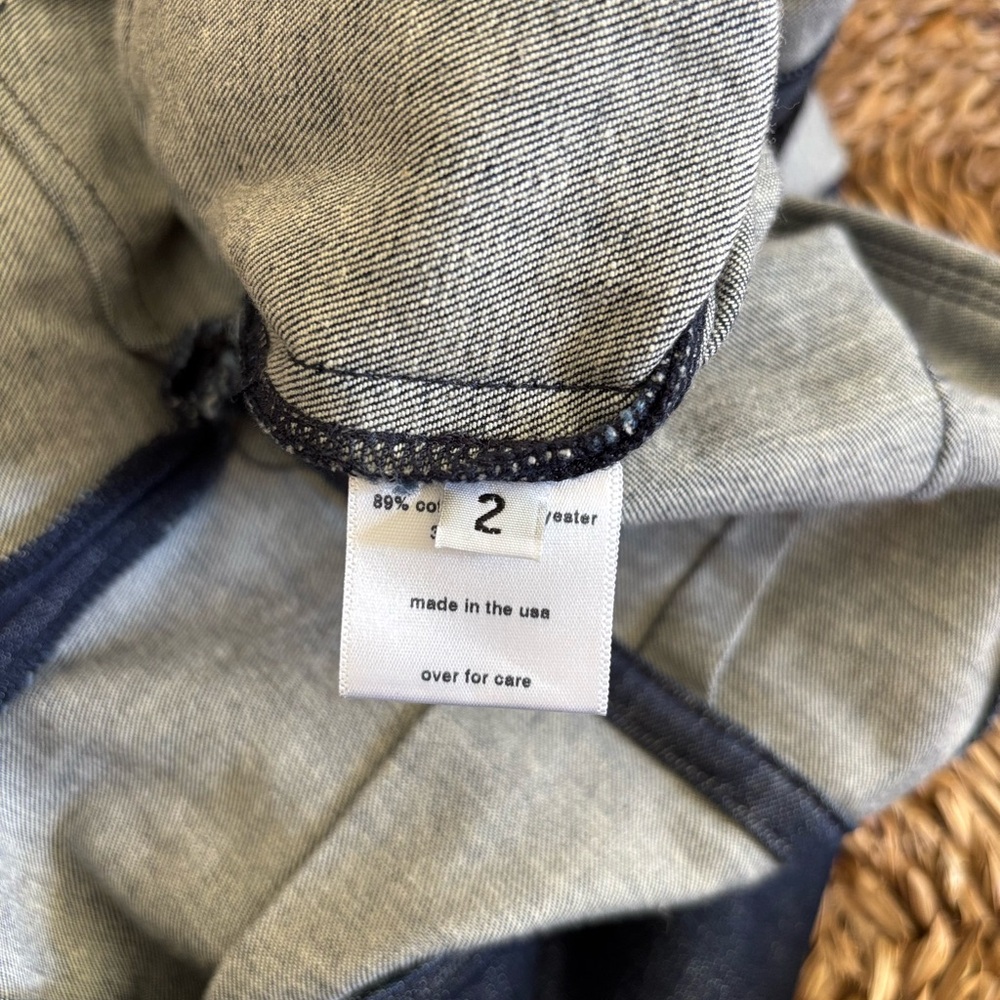 Rachel Comey Navy Blue Denim Jumpsuit with Belt - Picture 7 of 14